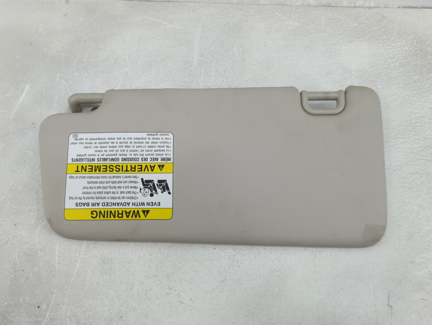 2012-2014 Subaru Impreza Sun Visor Shade Replacement Passenger Right Mirror Fits Fits 2012 2013 2014 OEM Used Auto Parts - O