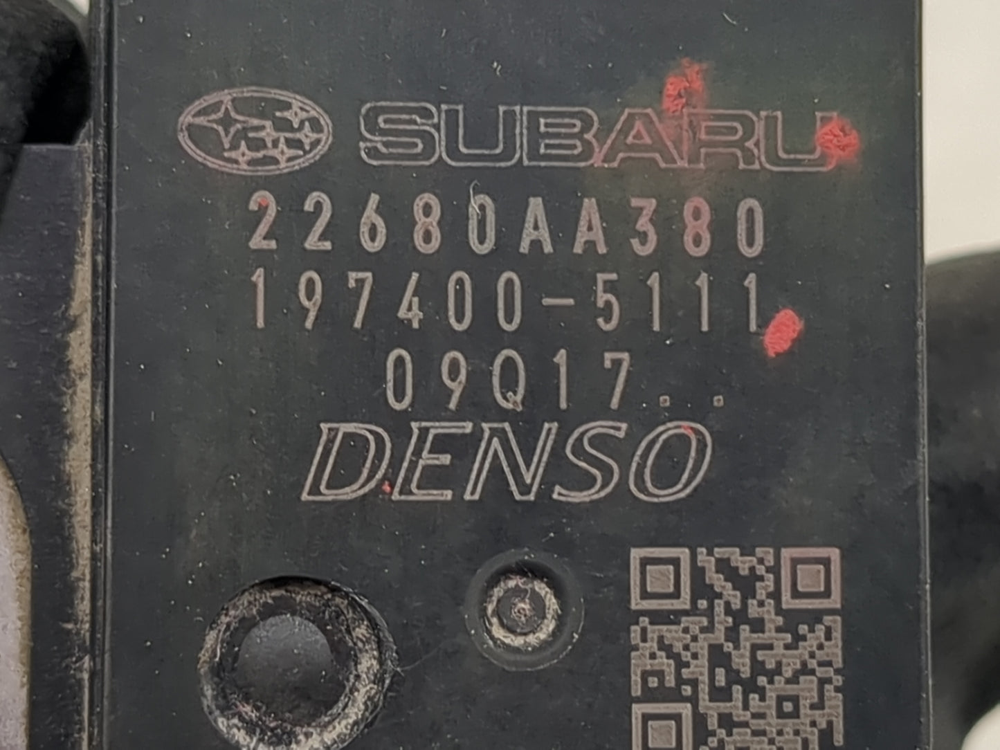 2008-2016 Subaru Impreza Mass Air Flow Meter Maf 1488673 - Oemusedautoparts1.com