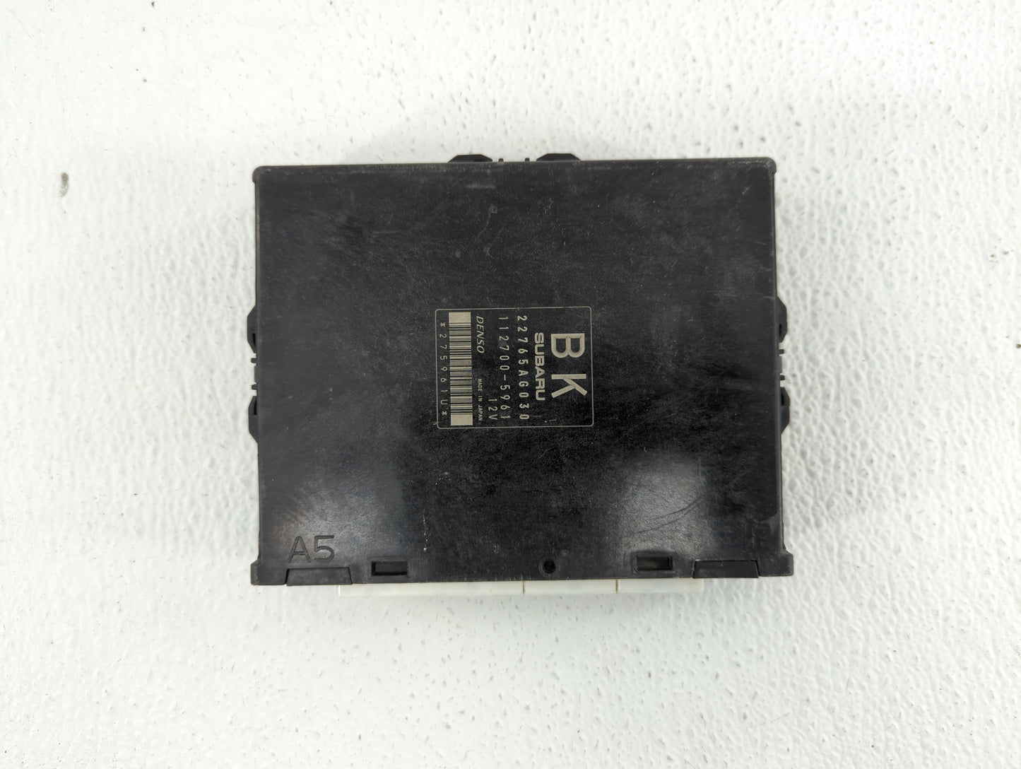 2014 Subaru Impreza PCM Engine Control Computer ECU ECM PCU OEM P/N:22765AG030 Fits OEM Used Auto Parts - Oemusedautoparts1.