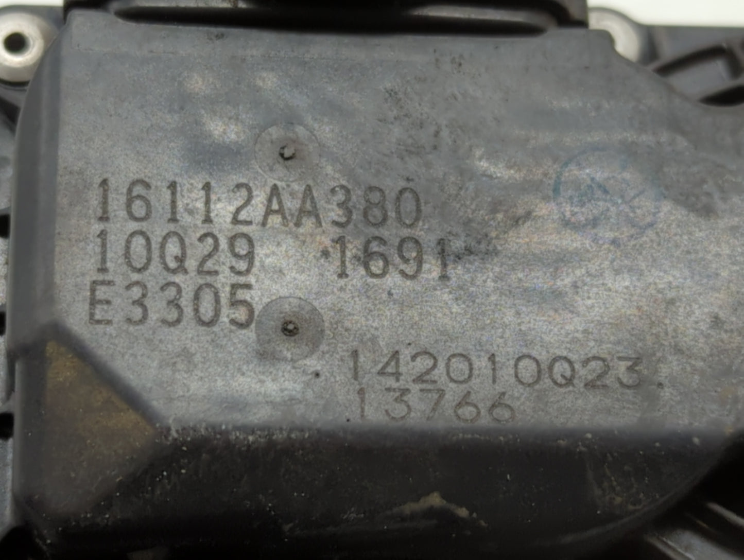 2012-2016 Subaru Impreza Throttle Body P/N:16112AA380 Fits Fits 2011 2012 2013 2014 2015 2016 2017 OEM Used Auto Parts - Oem