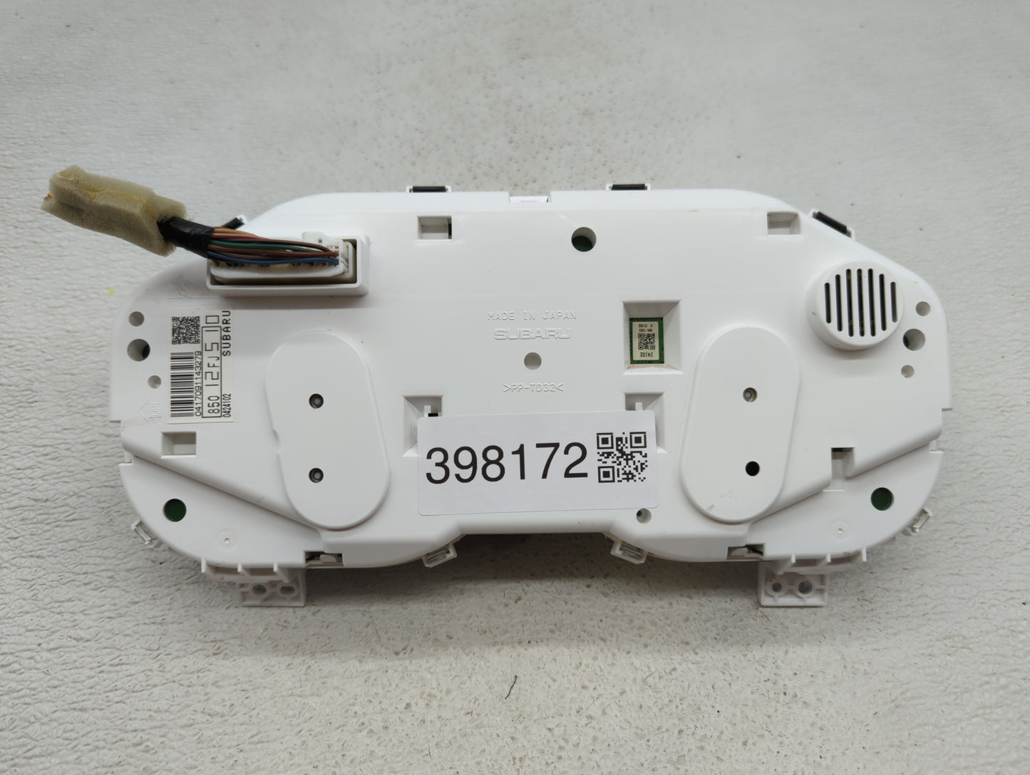 2014 Subaru Impreza Instrument Cluster Speedometer Gauges P/N:85012FJ510 Fits OEM Used Auto Parts - Oemusedautoparts1.com