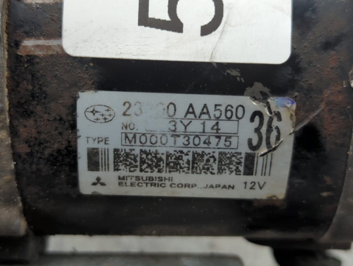 2008-2014 Subaru Impreza Car Starter Motor Solenoid OEM P/N:M000T30475 23300 AA560 Fits Fits 2008 2009 2010 2011 2012 2013 2