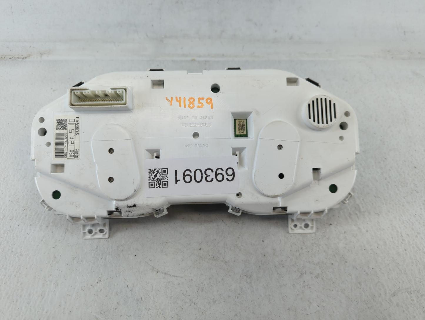 2014 Subaru Impreza Instrument Cluster Speedometer Gauges P/N:85012FJ510 Fits OEM Used Auto Parts - Oemusedautoparts1.com