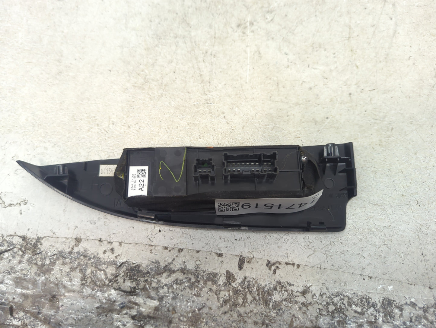 2013-2014 Subaru Legacy Master Power Window Switch Replacement Driver Side Left P/N:83071AJ22A Fits Fits 2013 2014 OEM Used