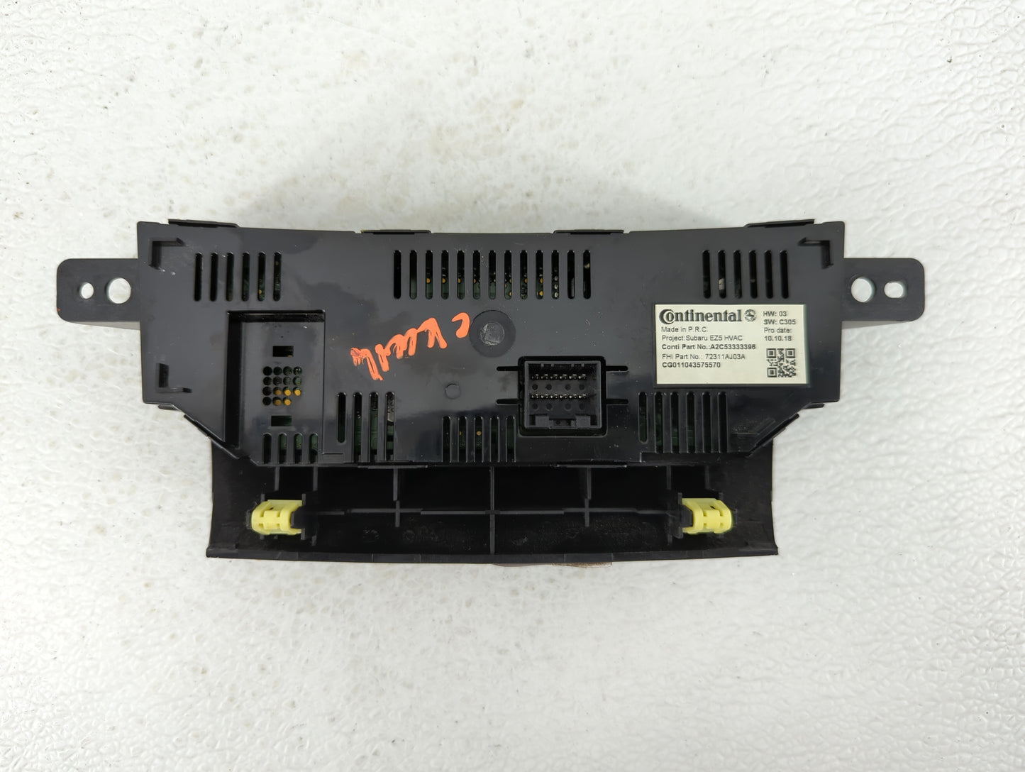 2010-2014 Subaru Legacy Climate Control Module Temperature AC/Heater Replacement P/N:A2C53333396 72311AJ08A Fits OEM Used Au
