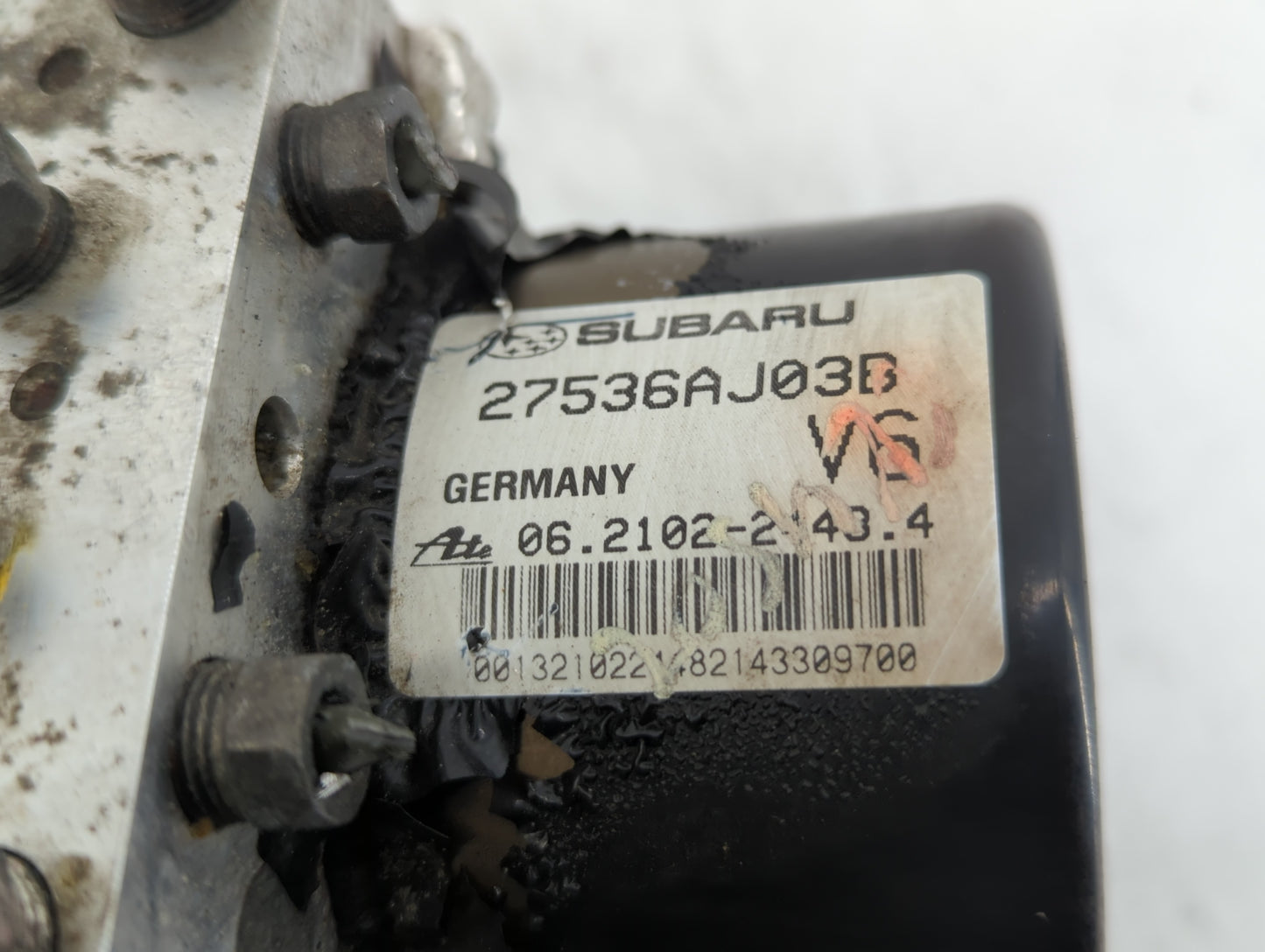 2013-2014 Subaru Legacy ABS Pump Control Module Replacement P/N:27536AJ03B Fits Fits 2013 2014 OEM Used Auto Parts - Oemused