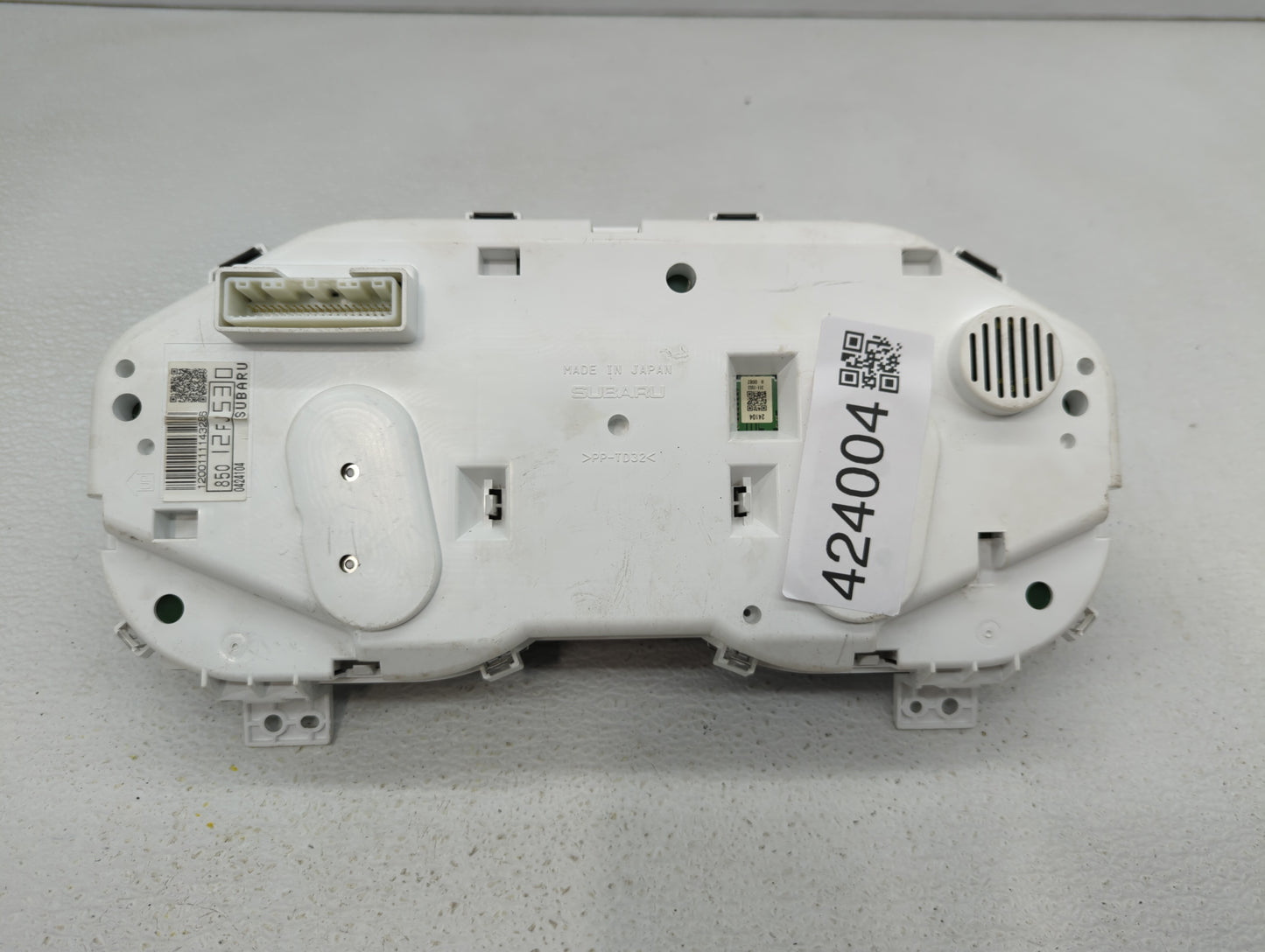 2014 Subaru Xv Instrument Cluster Speedometer Gauges P/N:85012FJ530 85013FJ120 Fits OEM Used Auto Parts - Oemusedautoparts1.