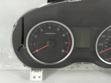 2014 Subaru Xv Instrument Cluster Speedometer Gauges P/N:0424104 85012FJ530 Fits OEM Used Auto Parts