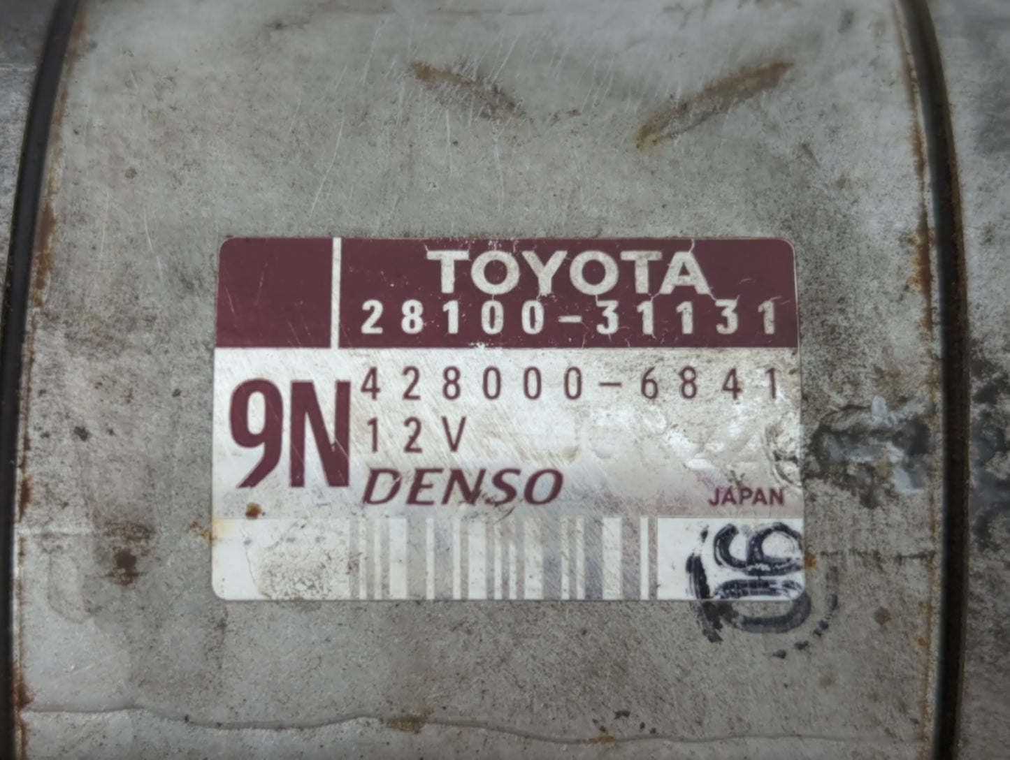 2010-2022 Toyota 4runner Car Starter Motor Solenoid OEM P/N:428000-6841 28100-31131 Fits OEM Used Auto Parts - Oemusedautopa