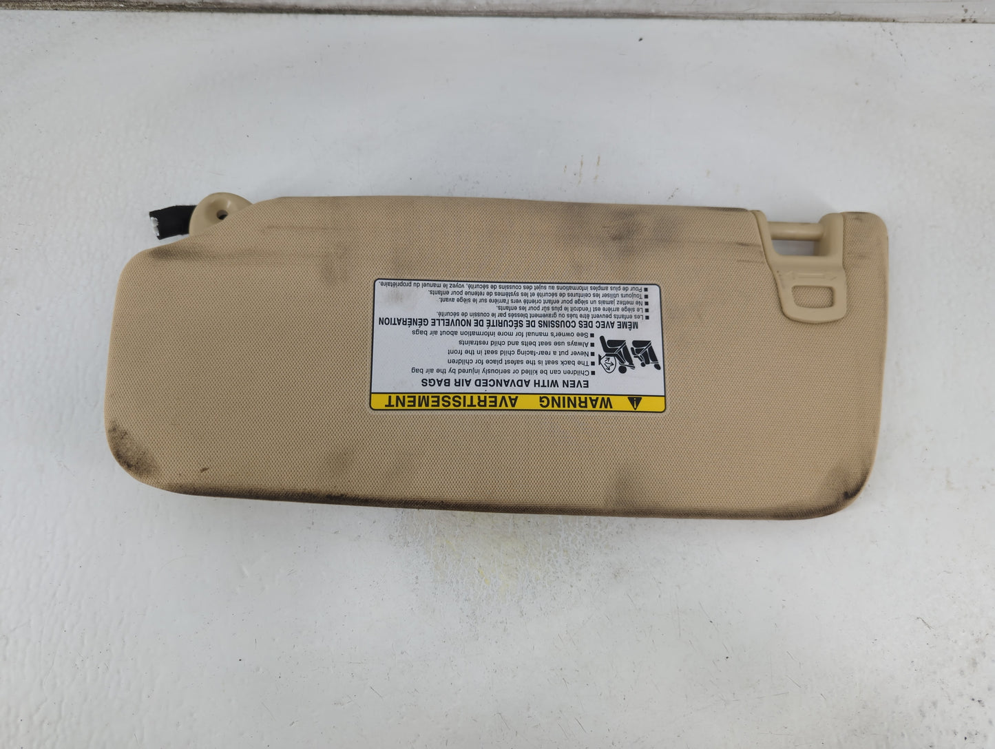 2013-2016 Toyota Avalon Sun Visor Shade Replacement Passenger Right Mirror Fits Fits 2013 2014 2015 2016 OEM Used Auto Parts