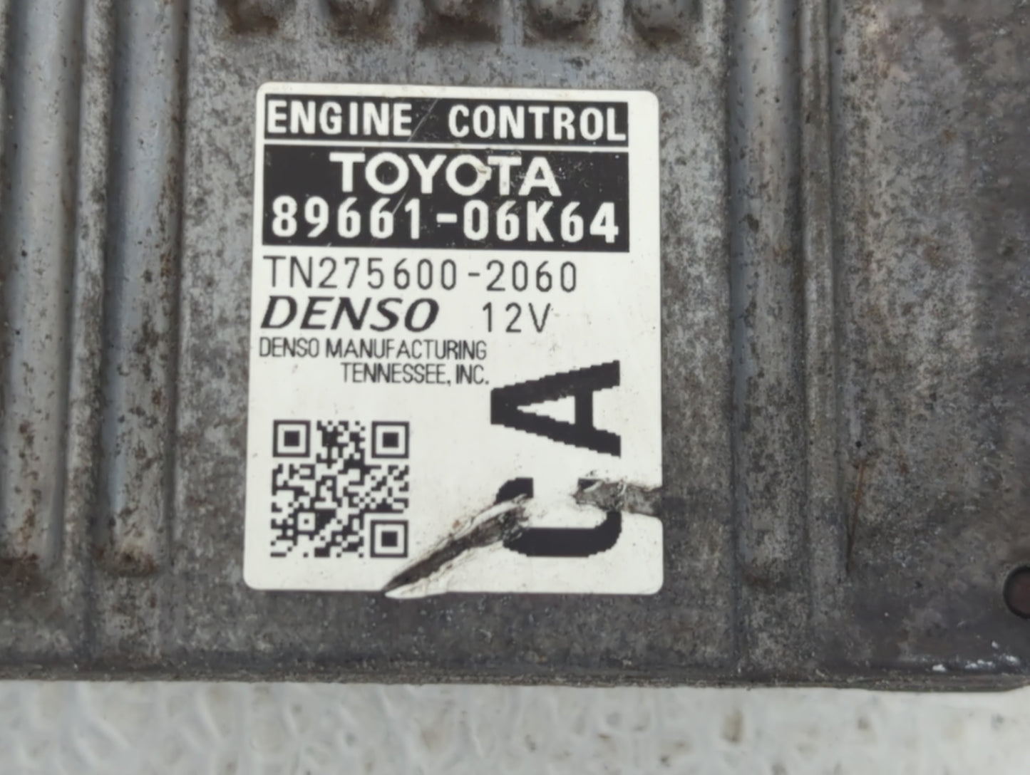 2012-2014 Toyota Camry PCM Engine Control Computer ECU ECM PCU OEM P/N:89661-06K64 Fits Fits 2012 2013 2014 OEM Used Auto Pa
