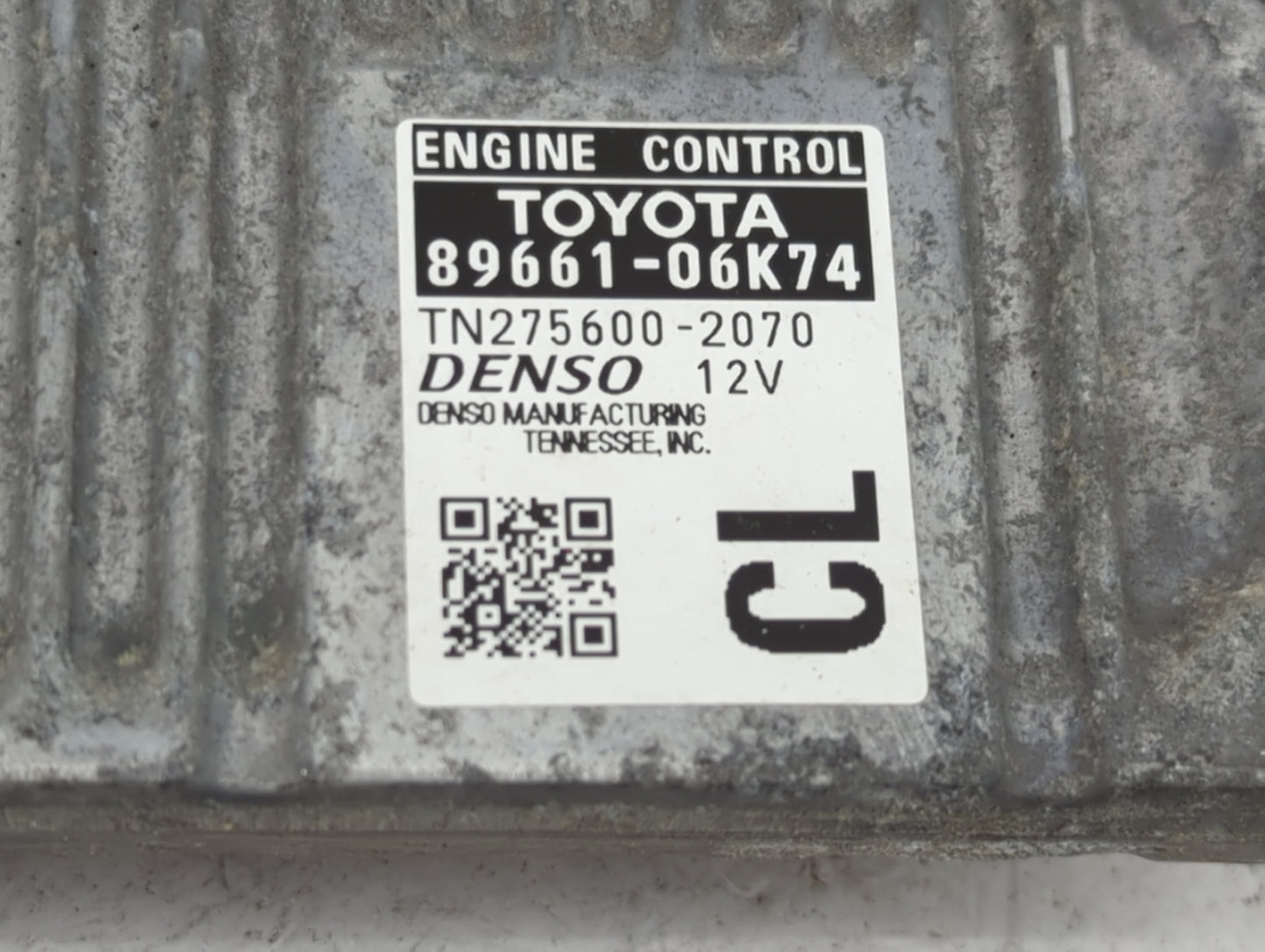 2012-2014 Toyota Camry PCM Engine Control Computer ECU ECM PCU OEM P/N:89661-06K74 TN275600-2070 Fits Fits 2012 2013 2014 OE