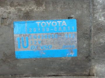 2004-2017 Toyota Camry Car Starter Motor Solenoid OEM P/N:TN428000-082 28100-0A011 Fits OEM Used Auto Parts