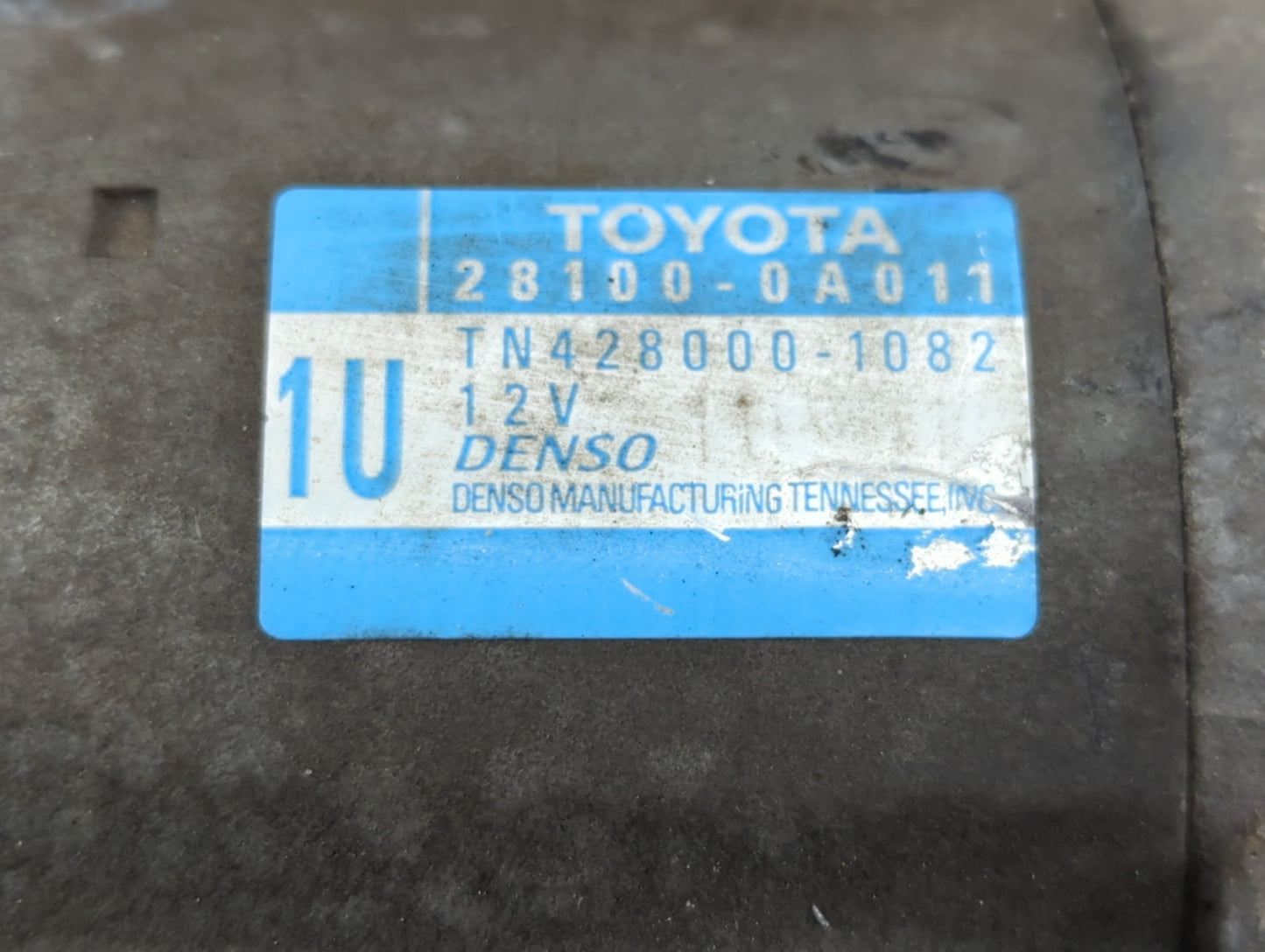 2004-2017 Toyota Camry Car Starter Motor Solenoid OEM P/N:TN428000-1082 28100-0A011 Fits OEM Used Auto Parts - Oemusedautopa