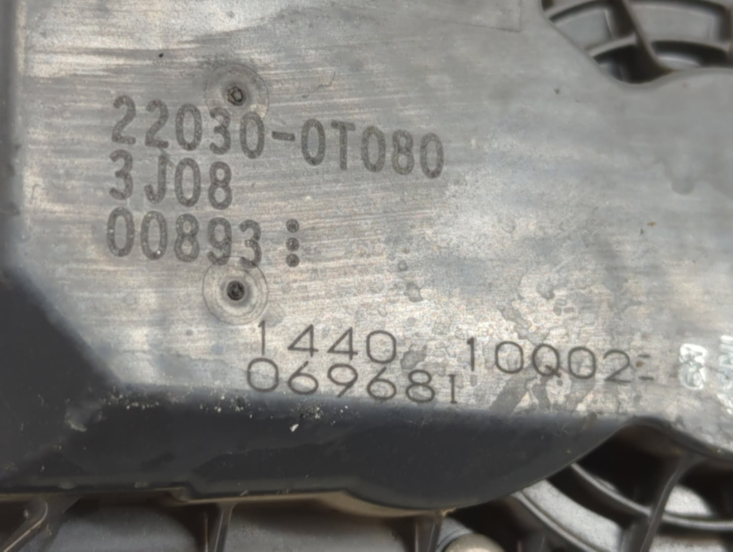 2011-2019 Toyota Corolla Throttle Body P/N:22030-0T080 Fits Fits 2011 2012 2013 2014 2015 2016 2017 2018 2019 OEM Used Auto