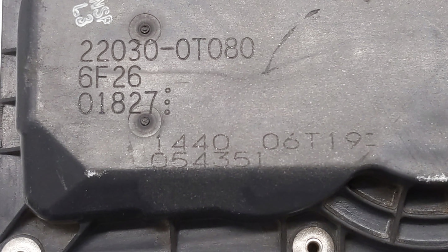 2011-2018 Toyota Corolla Throttle Body P/N:22030-0T080 Fits Fits 2011 2012 2013 2014 2015 2016 2017 2018 OEM Used Auto Parts