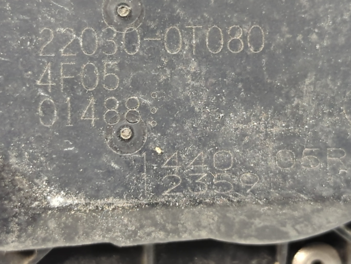 2011-2019 Toyota Corolla Throttle Body P/N:2230-0T080 Fits Fits 2011 2012 2013 2014 2015 2016 2017 2018 2019 OEM Used Auto P