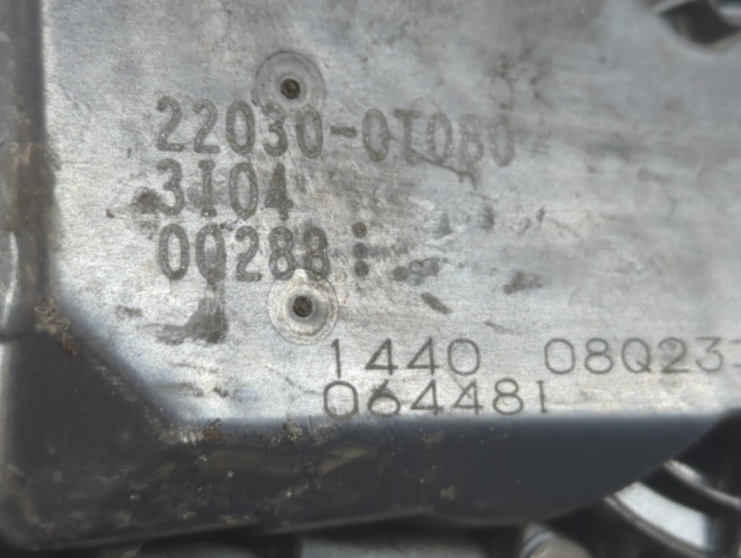 2011-2019 Toyota Corolla Throttle Body P/N:22030-0T080 Fits Fits 2011 2012 2013 2014 2015 2016 2017 2018 2019 OEM Used Auto