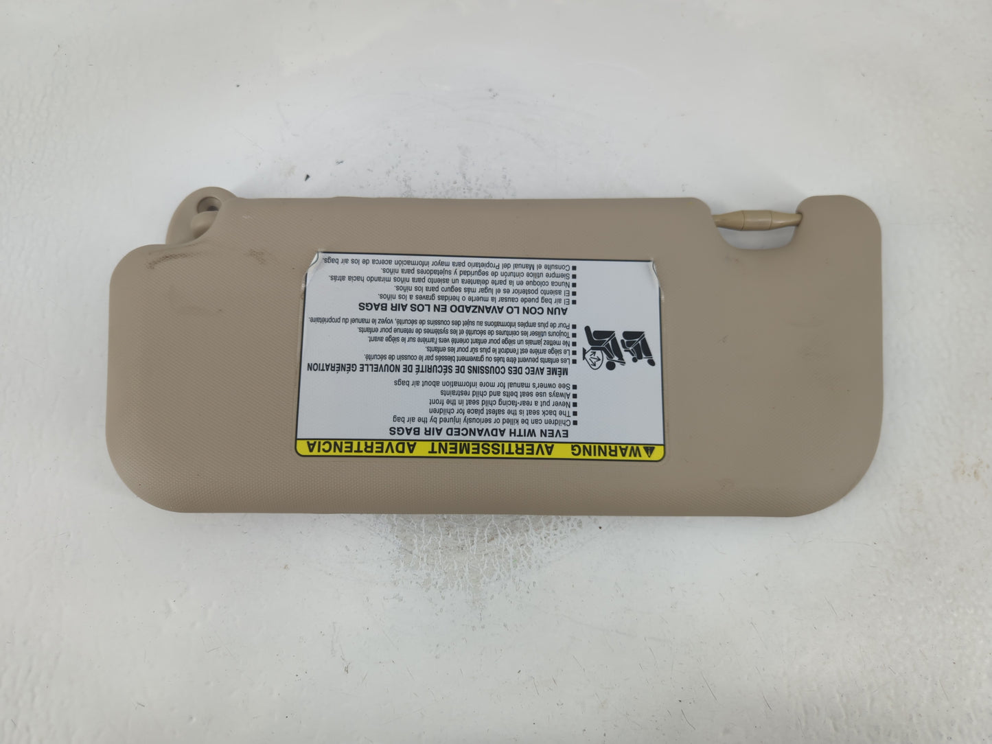 2014-2016 Toyota Corolla Sun Visor Shade Replacement Passenger Right Mirror Fits Fits 2014 2015 2016 OEM Used Auto Parts - O