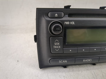 2012-2014 Toyota Prius Radio AM FM Cd Player Receiver Replacement P/N:86120-52D10 Fits Fits 2012 2013 2014 OEM Used Auto Parts