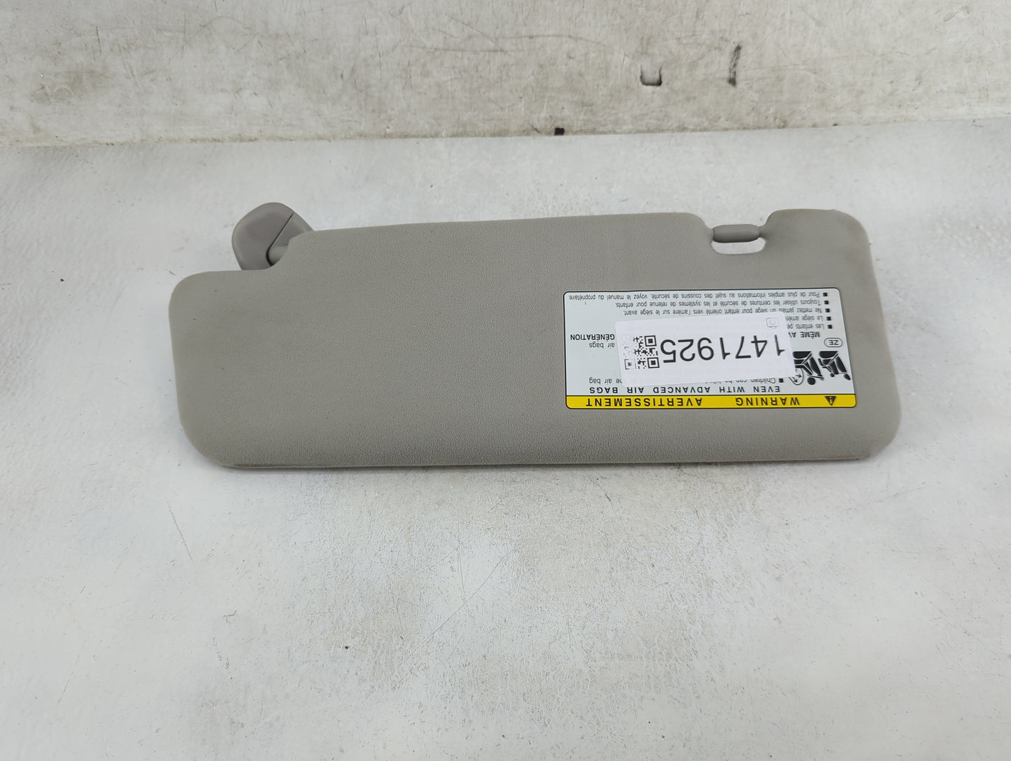 2010-2015 Toyota Prius Sun Visor Shade Replacement Passenger Right Mirror Fits Fits 2010 2011 2012 2013 2014 2015 OEM Used A
