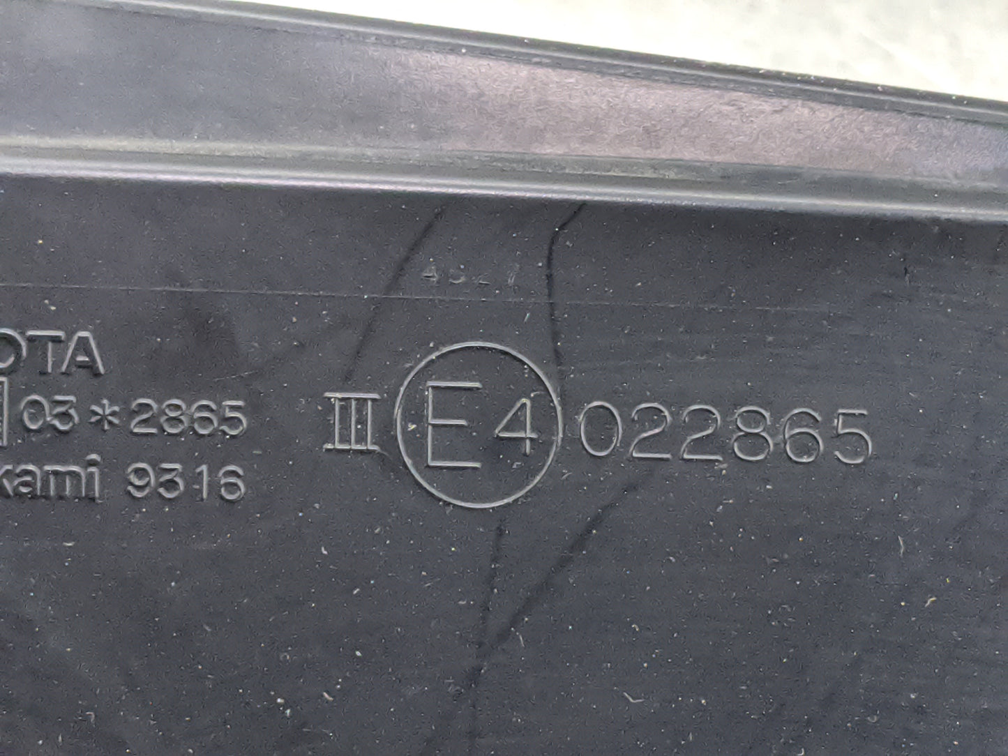 2010-2015 Toyota Prius Passenger Side View Mirror - Right Door Mirror OEM Used - Oemusedautoparts1.com