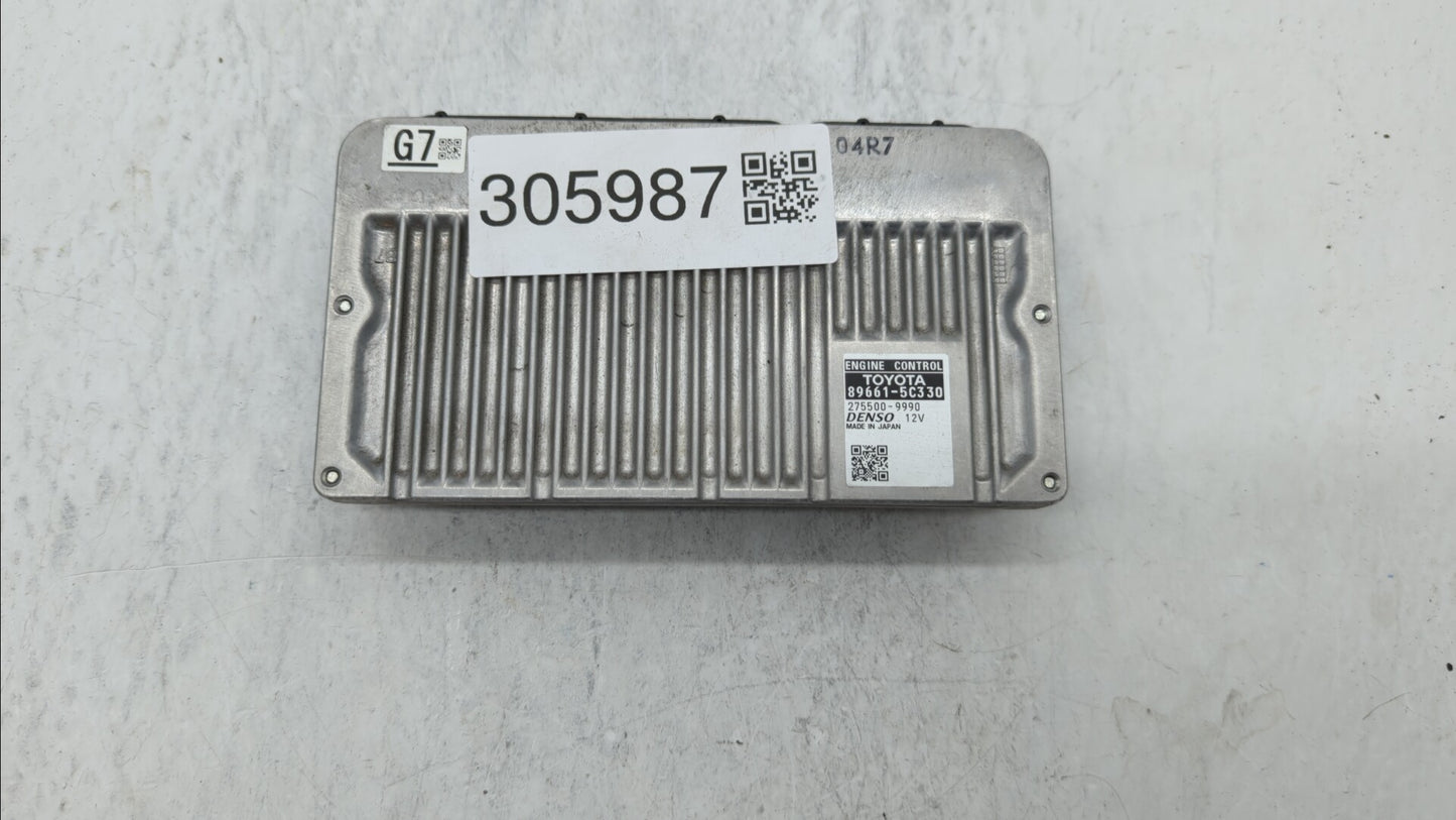 2014 Toyota Prius C PCM Engine Control Computer ECU ECM PCU OEM P/N:89661-5C330 Fits OEM Used Auto Parts - Oemusedautoparts1