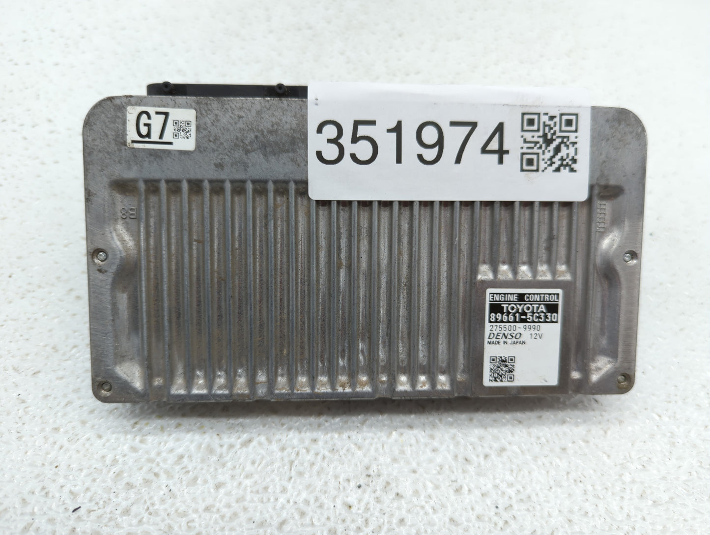 2014 Toyota Prius C PCM Engine Control Computer ECU ECM PCU OEM P/N:89661-5C330 Fits OEM Used Auto Parts - Oemusedautoparts1