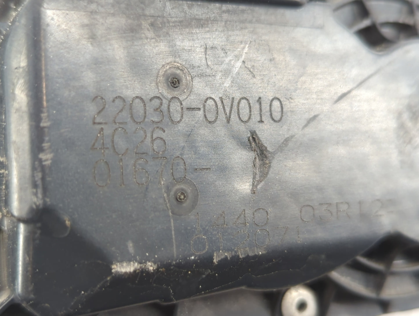 2009-2018 Toyota Rav4 Throttle Body P/N:22030-0V010 Fits Fits 2009 2010 2011 2012 2013 2014 2015 2016 2017 2018 2019 OEM Use