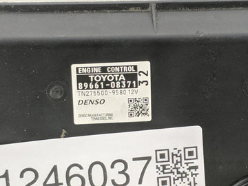 2013-2014 Toyota Sienna PCM Engine Control Computer ECU ECM PCU OEM P/N:TN275500-9580 89661-08371 Fits Fits 2013 2014 OEM Used Auto Parts
