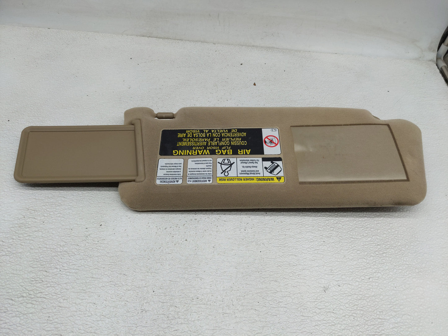 2012-2015 Toyota Tacoma Sun Visor Shade Replacement Driver Left Mirror Fits Fits 2012 2013 2014 2015 OEM Used Auto Parts - O