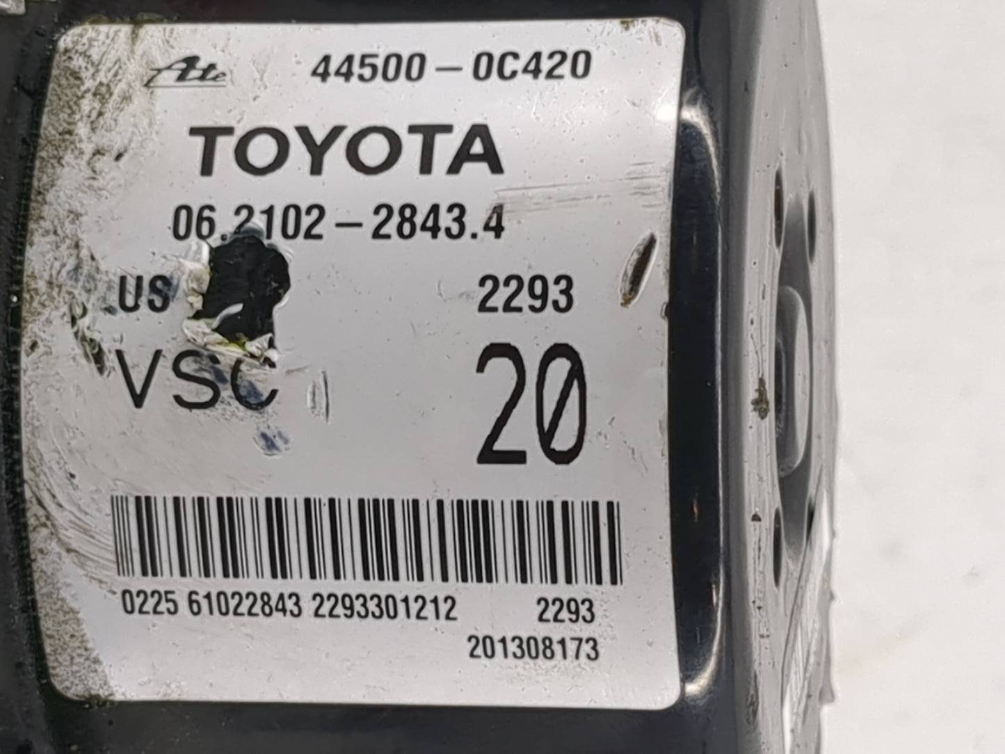 2014-2015 Toyota Tundra ABS Pump Control Module Replacement P/N:44500-0C420 Fits Fits 2014 2015 OEM Used Auto Parts - Oemuse