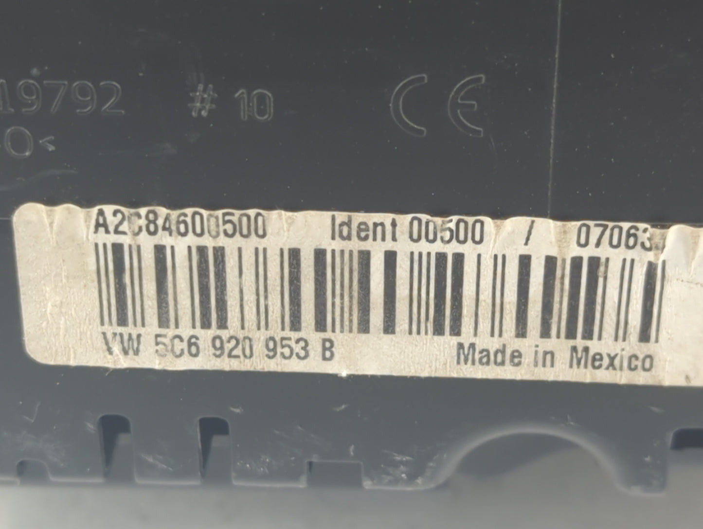 2014 Volkswagen Jetta Instrument Cluster Speedometer Gauges P/N:A2C84600500 5C6920953B Fits OEM Used Auto Parts - Oemusedaut