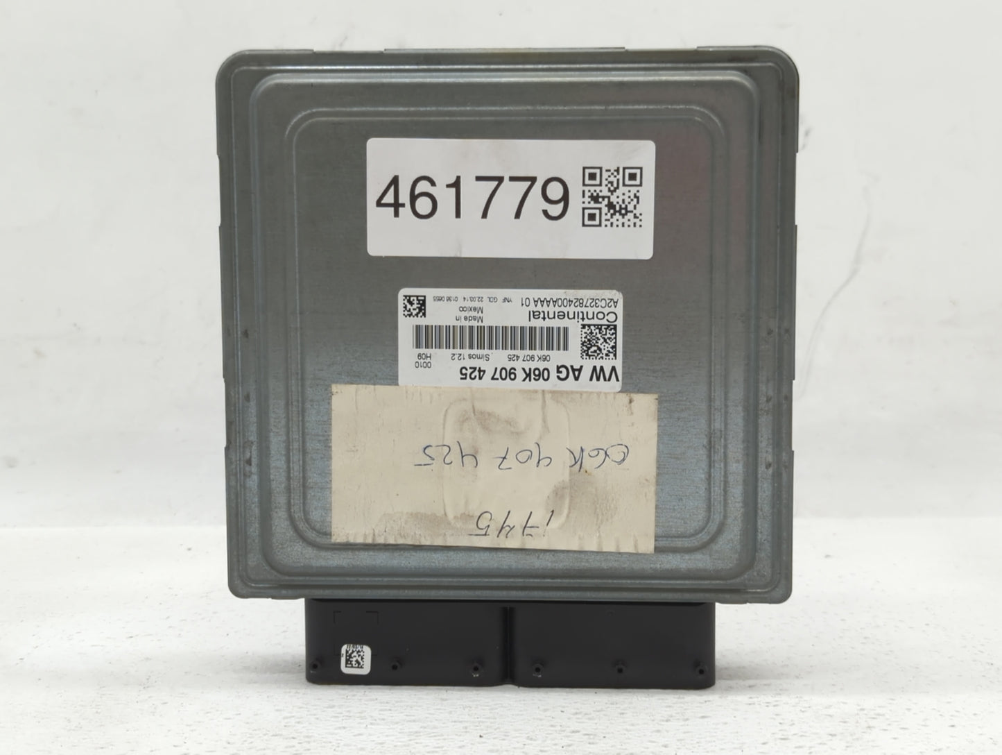 2014 Volkswagen Jetta PCM Engine Control Computer ECU ECM PCU OEM P/N:06K 907 425 06K 906 070 C, 06K 906 070 F Fits OEM Used