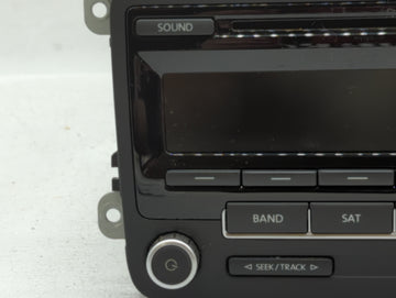 2014 Volkswagen Jetta Radio AM FM Cd Player Receiver Replacement P/N:1K0035164F 1K0 035 164 F Fits Fits 2013 2015 OEM Used Auto Parts