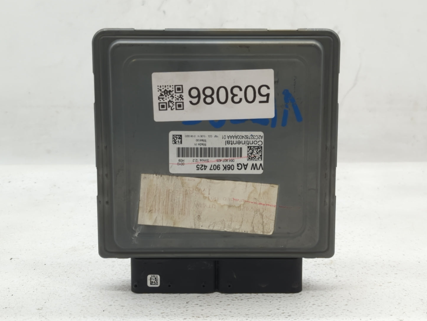 2014 Volkswagen Jetta PCM Engine Control Computer ECU ECM PCU OEM P/N:06K 906 070 F 06K 907 425, 06K 906 070 C Fits OEM Used
