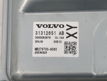 2013-2016 Volvo S60 PCM Engine Control Computer ECU ECM PCU OEM P/N:MB279700-9560 31312651 AB Fits Fits 2013 2014 2015 2016 OEM Used Auto Parts