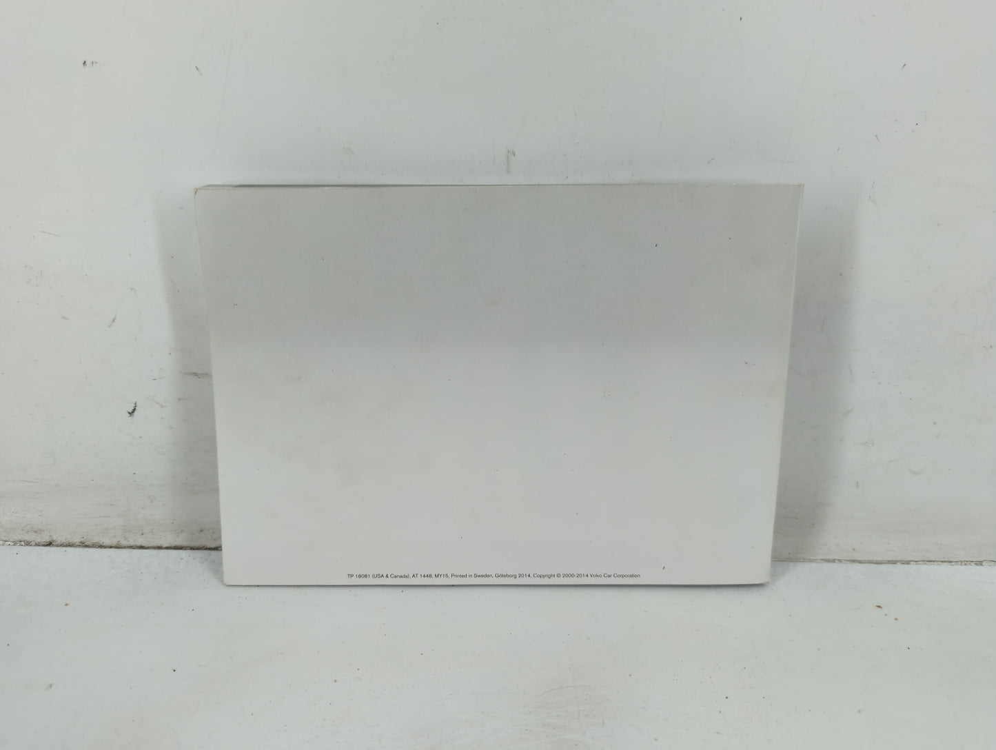 2014 Volvo V60 Owners Manual Book Guide OEM Used Auto Parts - Oemusedautoparts1.com