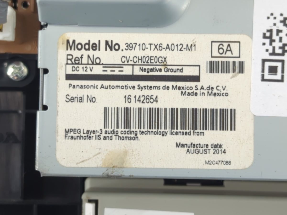 2013-2018 Acura Ilx Information Radio Display Screen 801964 - Oemusedautoparts1.com