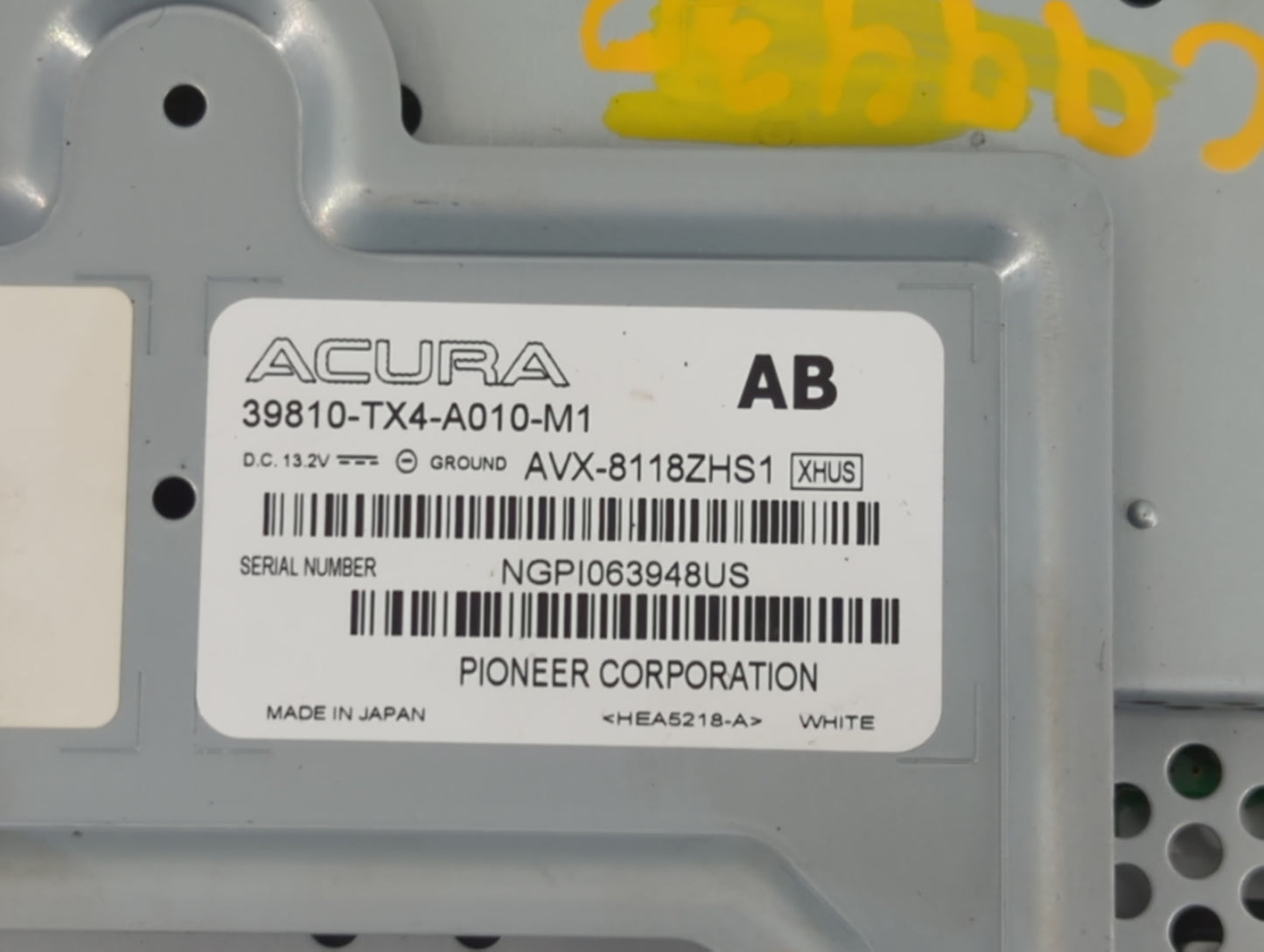 2013-2015 Acura Rdx Information Display Screen - Oemusedautoparts1.com