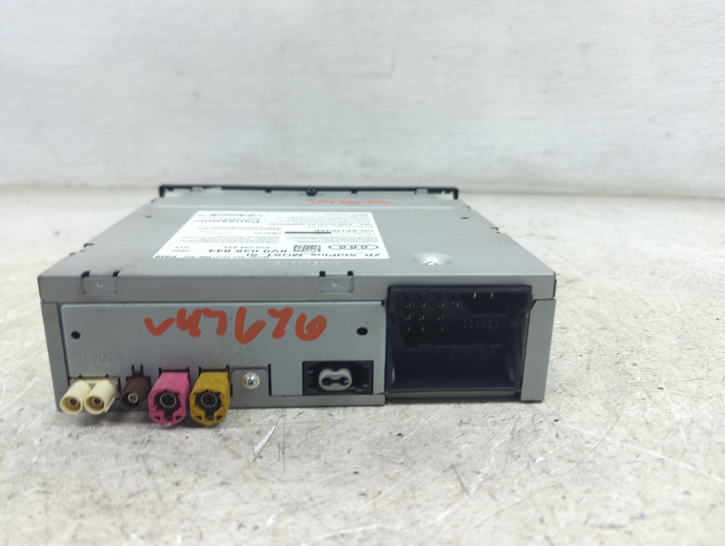 2015-2018 Audi A3 Radio AM FM Cd Player Receiver Replacement P/N:8V0035844 CQ-SA12E4AE, WUQ-MIB1 Fits Fits 2015 2016 2017 20