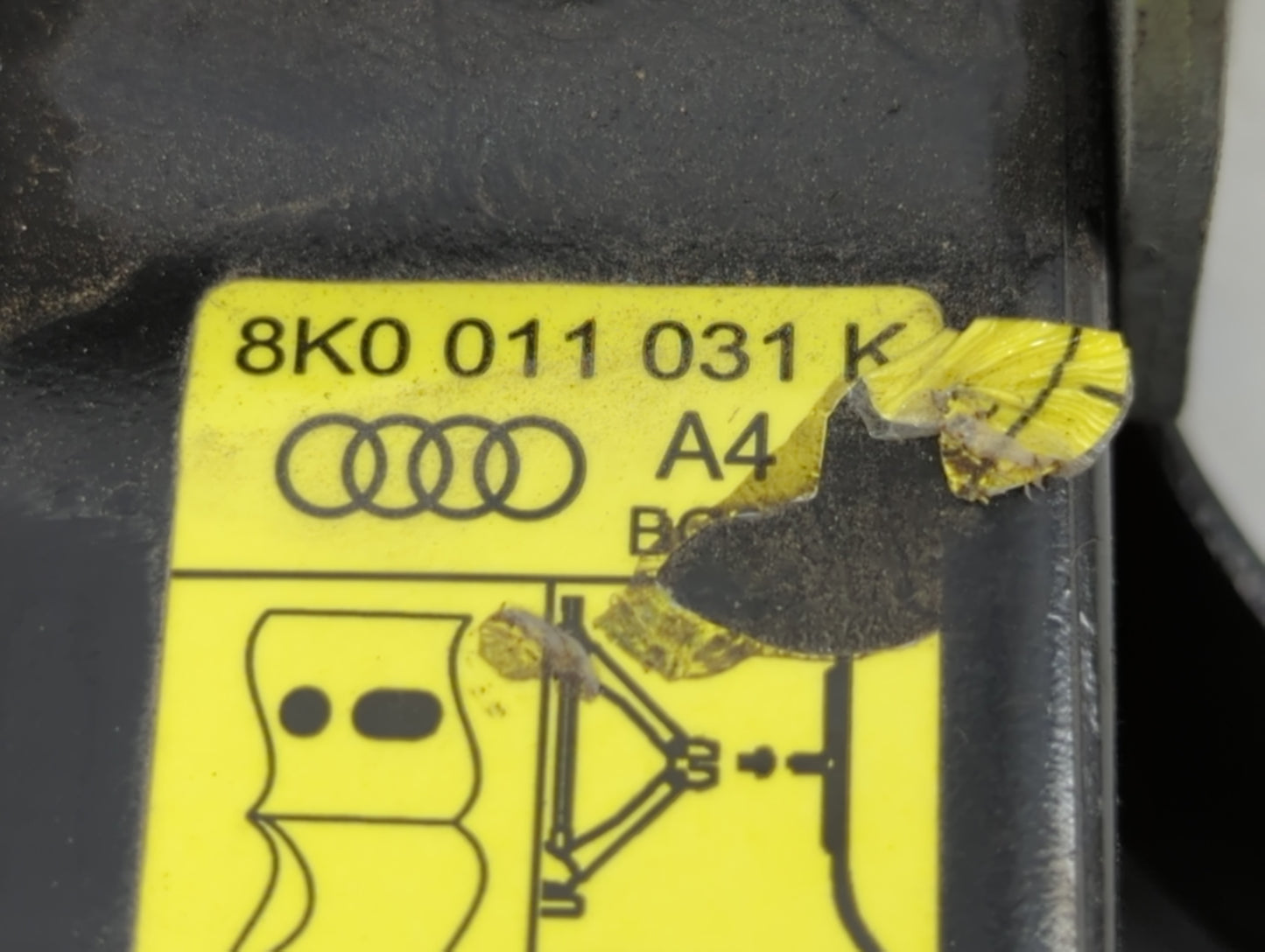 2015 Audi A4 Spare Scissor Car Jack - Oemusedautoparts1.com
