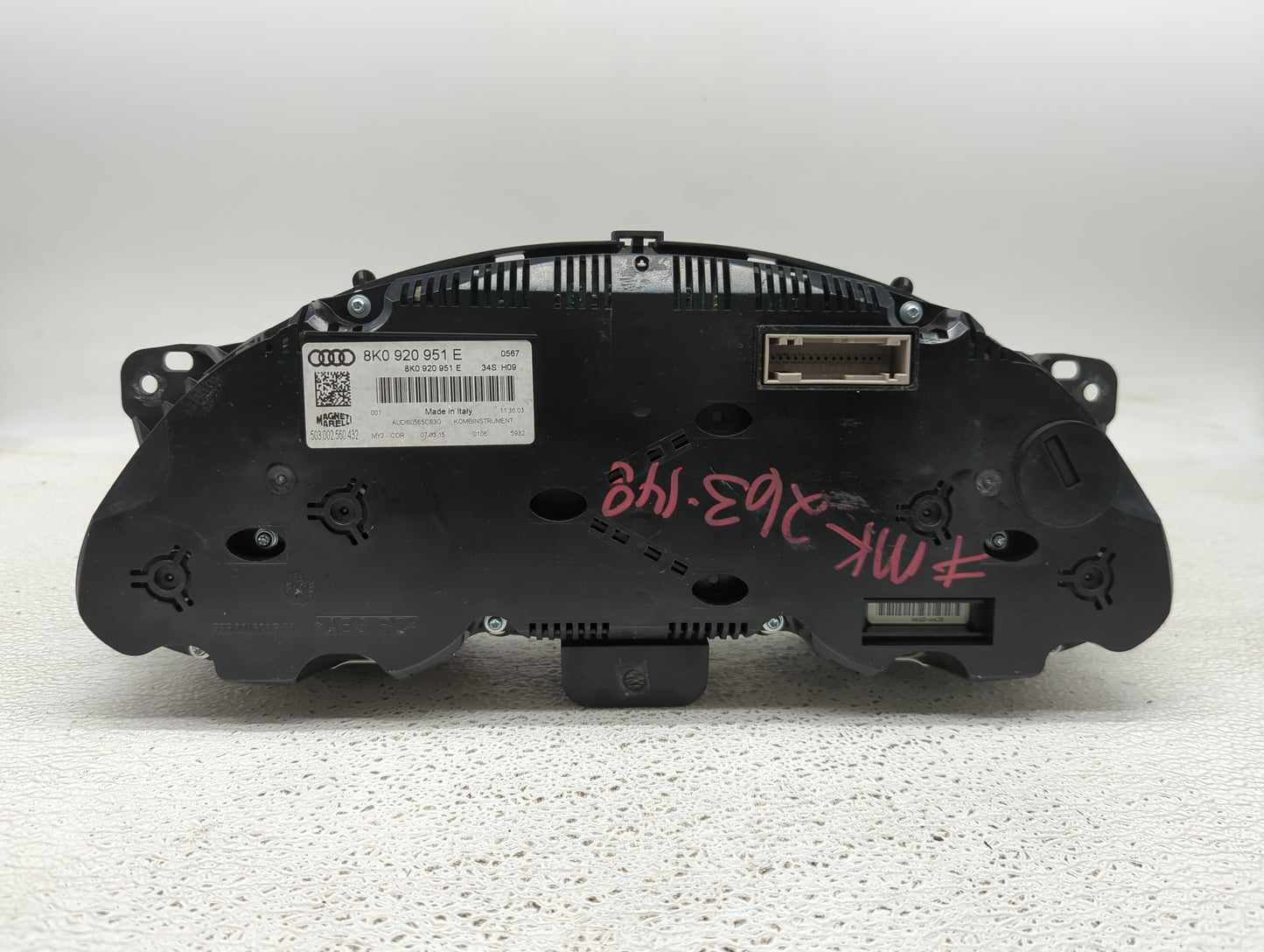 2013-2016 Audi A4 Instrument Cluster Speedometer Gauges P/N:8K0920951E 503002560432 Miles:68K Fits Fits 2013 2014 2015 2016