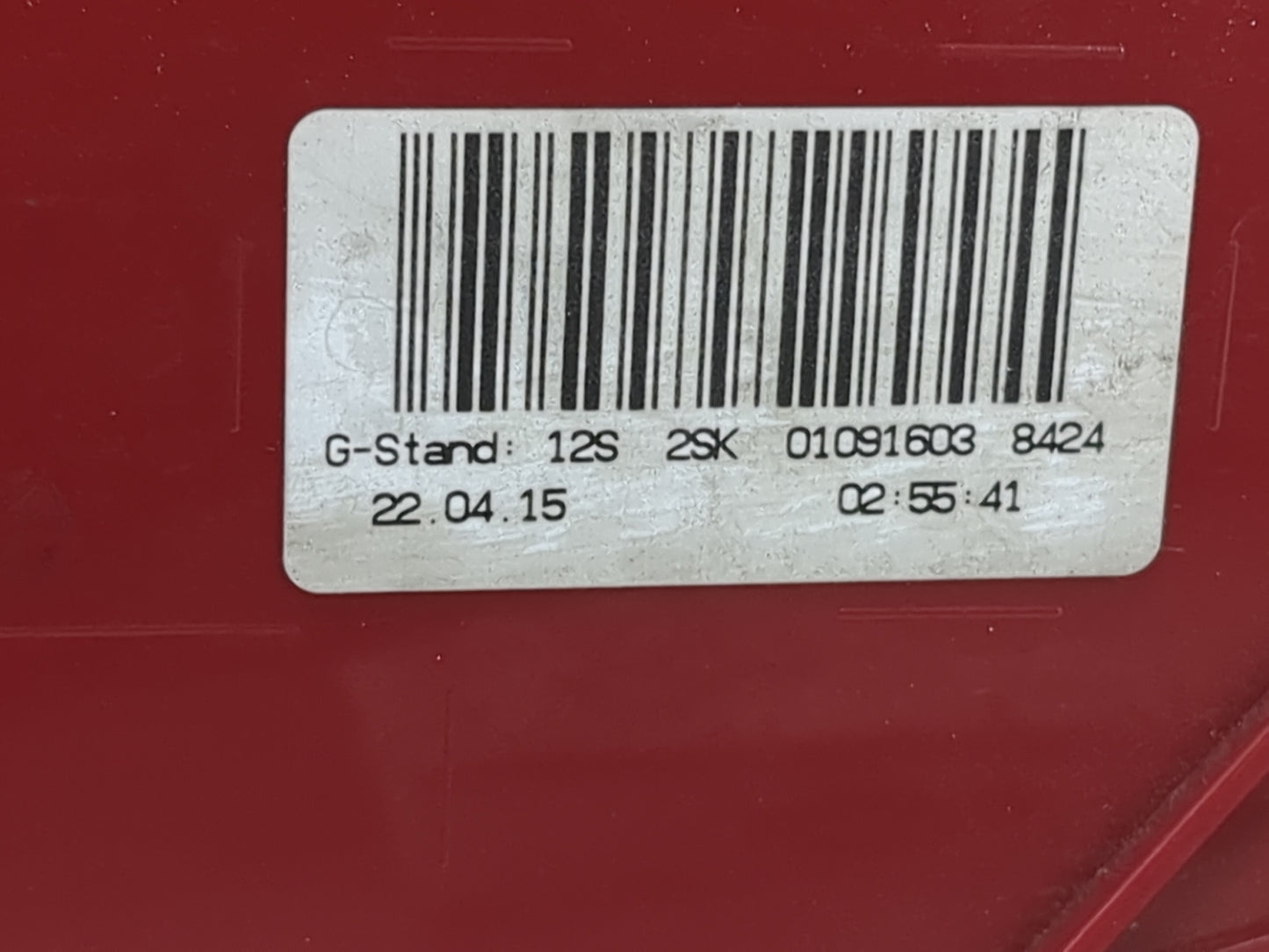 2013-2016 Audi A4 Tail Light Assembly Driver Left OEM P/N:5890 01091603 Fits Fits 2013 2014 2015 2016 OEM Used Auto Parts -