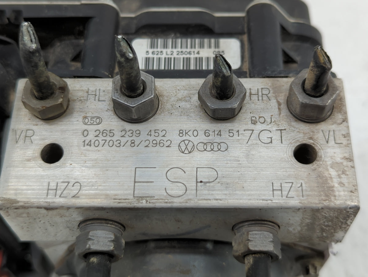 2014-2016 Audi A4 Anti-Lock Brake ABS Pump Module Actuator OEM P/N:8K0 614 517 GT 0 265 239 452 Fits Fits 2014 2015 2016 OEM