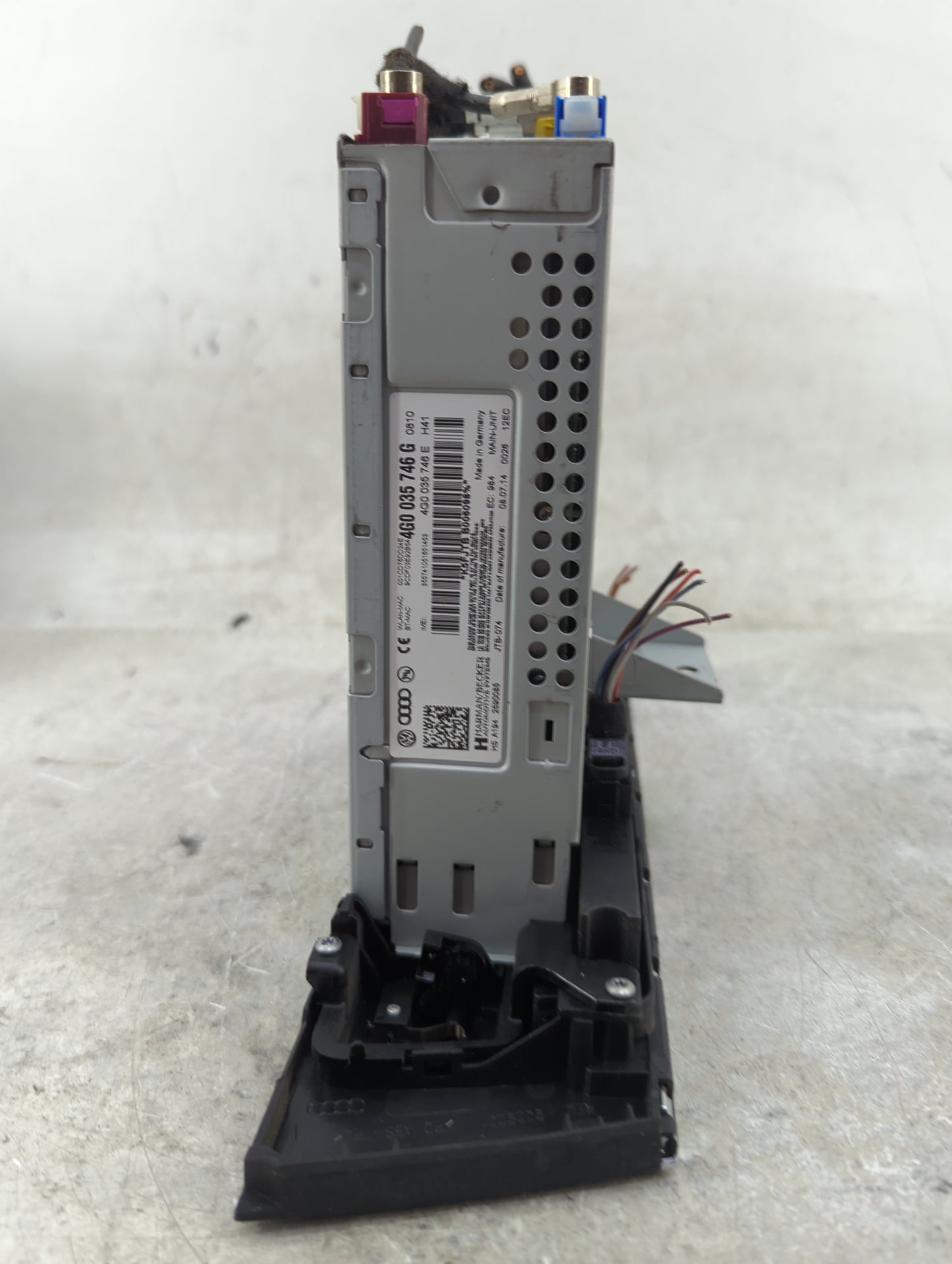 2012-2015 Audi A6 Radio AM FM Cd Player Receiver Replacement P/N:4G0035746G 4G0035746E, MMI3G Fits Fits 2012 2013 2014 2015