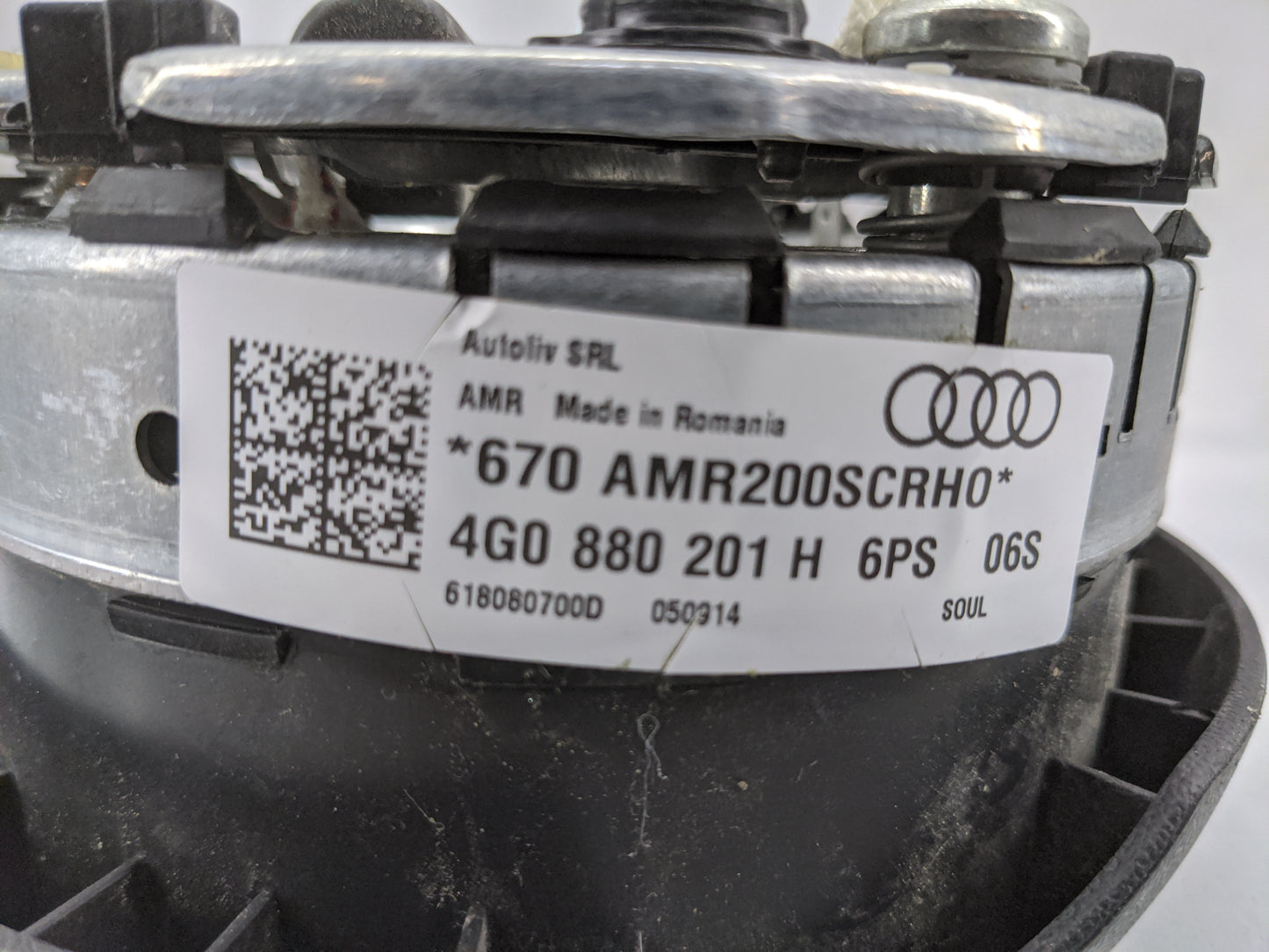 2012-2018 Audi A6 Air Bag Driver Left Steering Wheel Mounted 1477614 - Oemusedautoparts1.com
