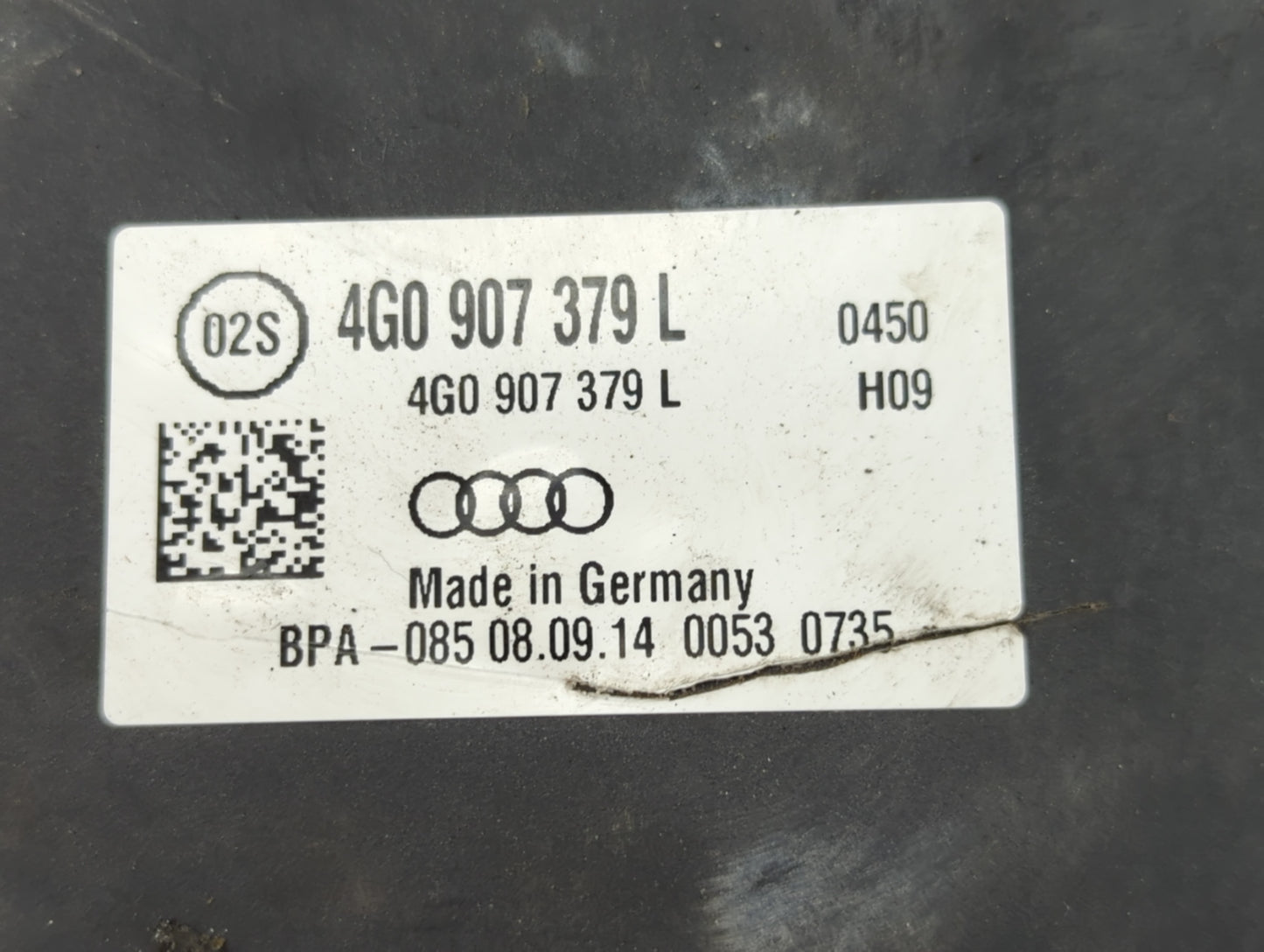 2015 Audi A7 ABS Pump Control Module Replacement P/N:4G0 907 379 L Fits OEM Used Auto Parts - Oemusedautoparts1.com