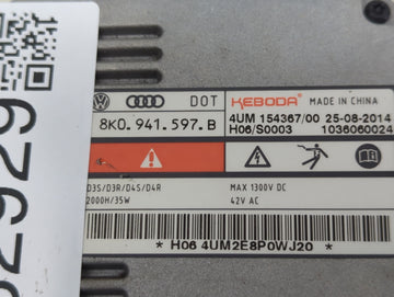 2010-2015 Audi Q7 Headlight Ballast Head Light