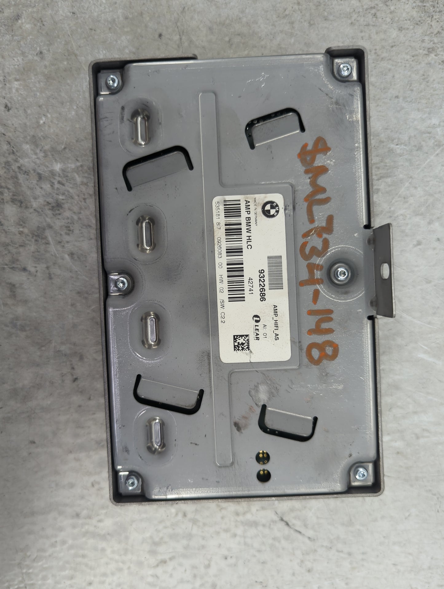2015 Bmw 228i Radio Speaker Amplifier 9322686|535181 - Oemusedautoparts1.com